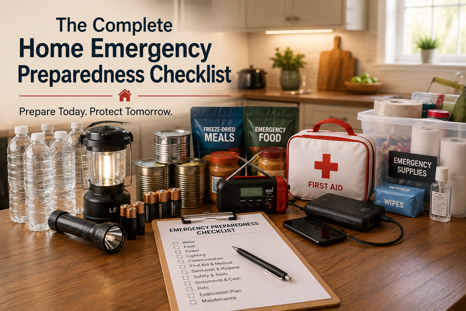The Complete Home Emergency Preparedness Checklist
